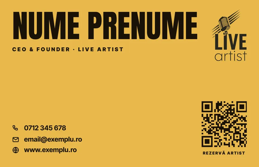 Live Artist: verso