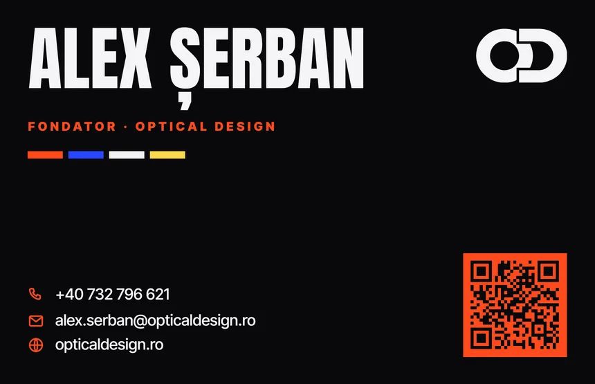 Model de carte de vizită