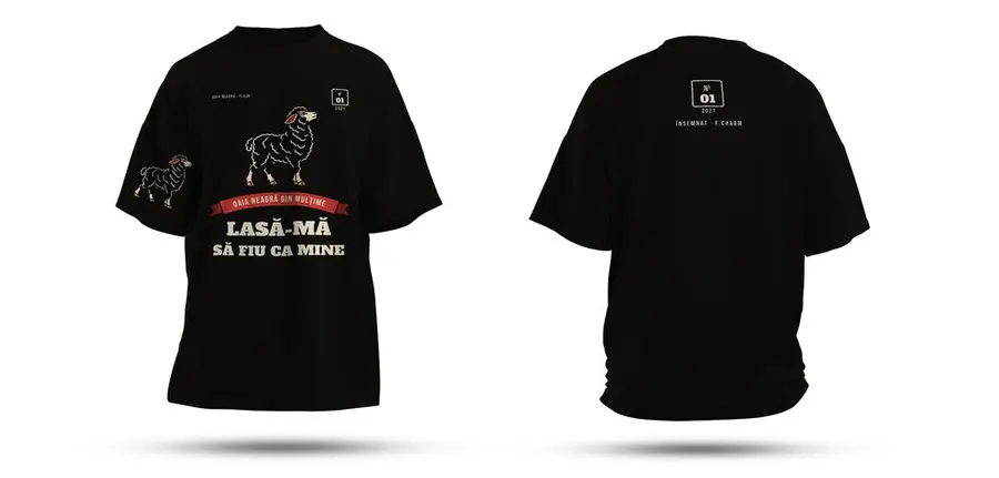 Tricou din colecțiile Oaia Neagră